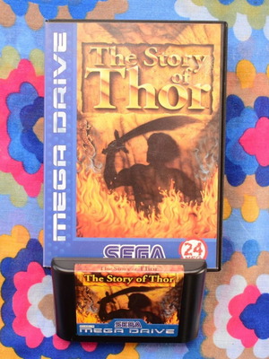 The Story of Thor Sega Mega Drive game like new, Action RPG