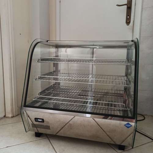 Fresh Profi heated display case like new, 3 shelves, 67x58x67 cm