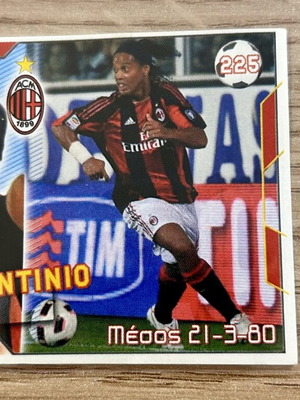 Ronaldinho Milan Europes Champions 2010-11 sticker used