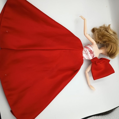Barbie holiday dress 2019 used Mattel
