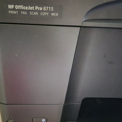 HP OfficeJet Pro 8715 multifunction printer color Wi-Fi duplex