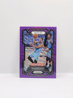 Panini Prizm Monopoly Desmond Bane Purple Wave