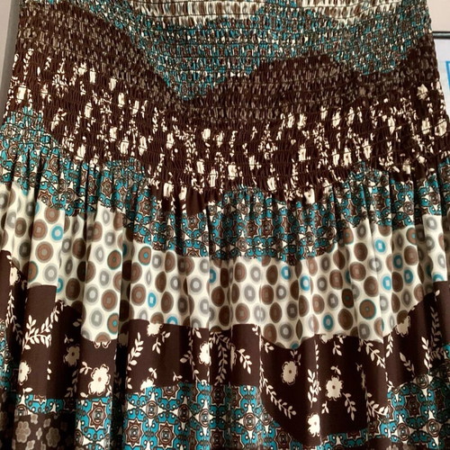 Maxi dress Mariangela new, strapless, airy