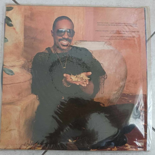 Stevie Wonder In Square Circle vinyl used with protective sleeve