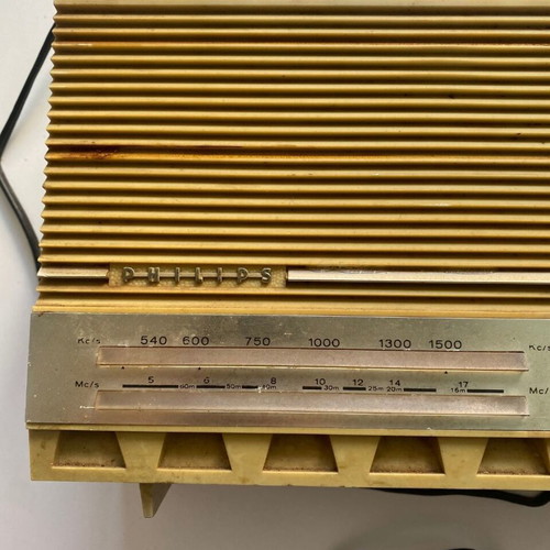 Philips B2X45U/62G vintage tube radio used, mid-century Holland-made
