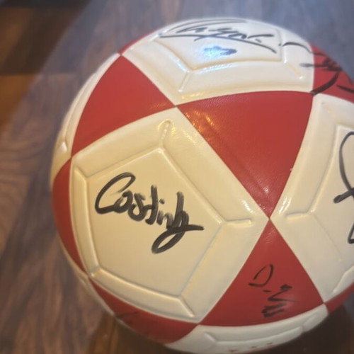 Commemorative Olympiacos Football New, signed by players
