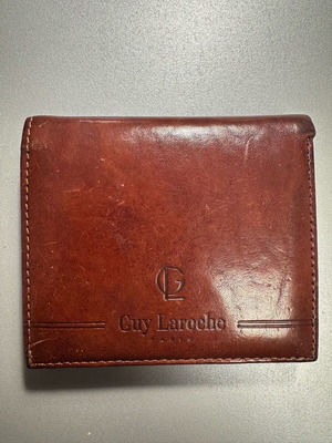 Guy Laroche wallet used, brown leather