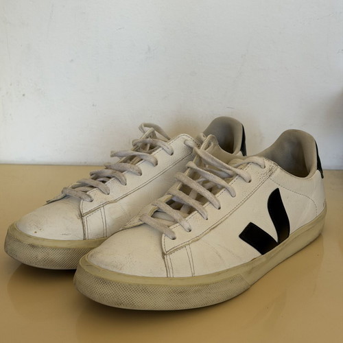 Veja Campo men's leather sneakers size 45 used, white