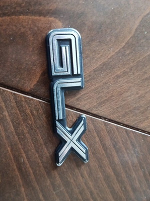 GLX emblem used for car or motorcycle