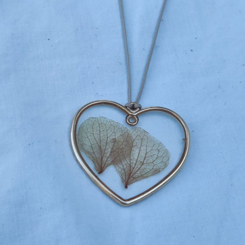 Heart necklace handmade