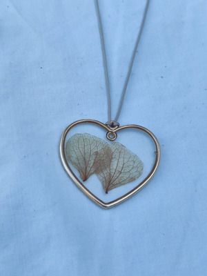 Heart necklace handmade