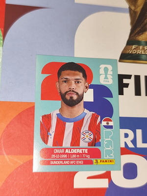 Omar Alderete World Cup 2026 Panini sticker