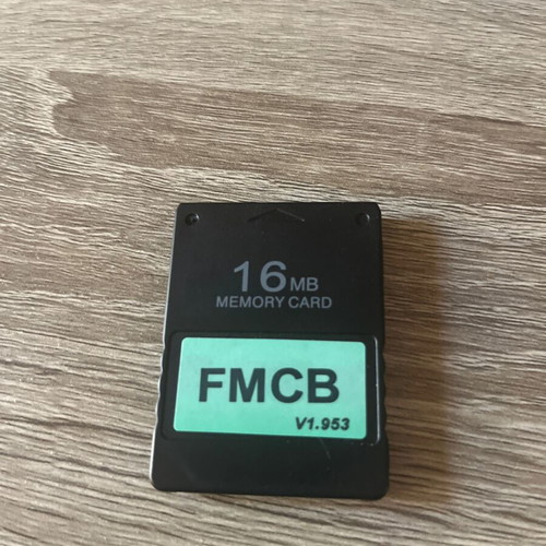 PS2 16MB memory card with FMCB v1.953