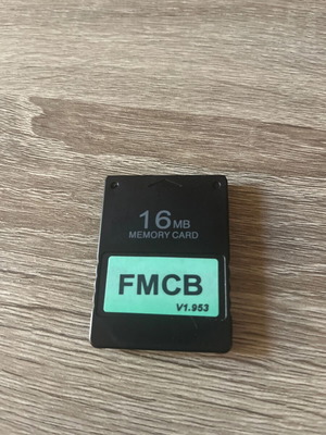 PS2 16MB memory card with FMCB v1.953