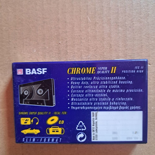 BASF by EMTEC Chrome Super Quality II 90 cassette new, sealed
