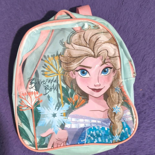 Frozen children's backpack like new, pink and turquoise