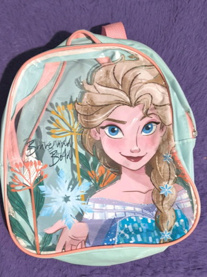 Frozen children's backpack like new, pink and turquoise