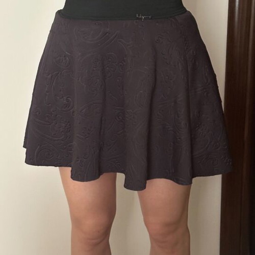 BSB skirt like new, dark blue A-line with embossed design
