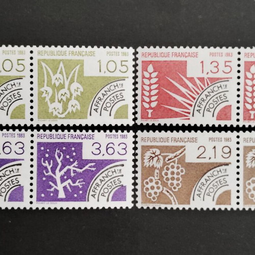 France mint stamp set