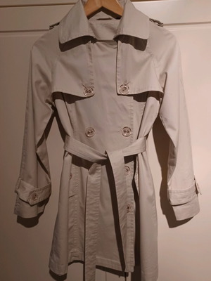 Trench coat like new, autumn/spring, size M, nude-stone color