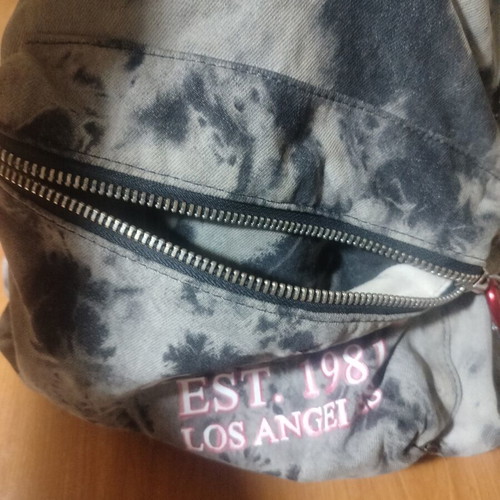 Guess Denim Backpack tie-dye acid wash like new, gray