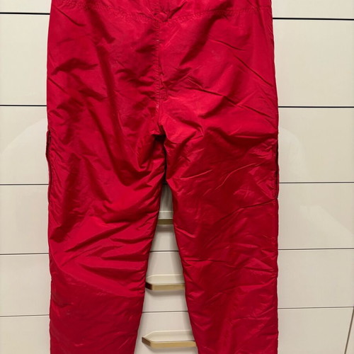 Ski pants used, red, size L