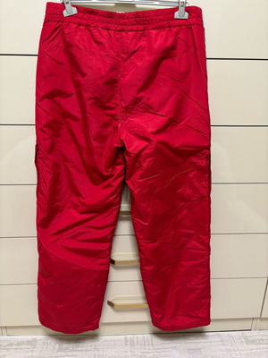 Ski pants used, red, size L