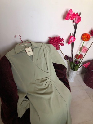 Unigirl Paris dress mint color new, size L