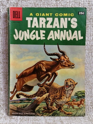 Tarzan's Jungle Annual Comic No 5 used, vintage 100 pages