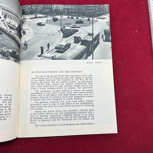 Vintage Greece travel guide 1960 like new, English