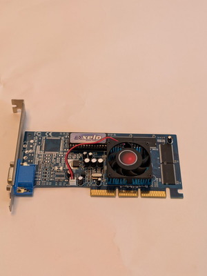 NVIDIA RIVA TNT2 M64 графична карта, 32MB, AGP, работеща