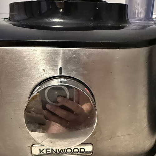 Kenwood multifunctional food processor used with stainless steel discs