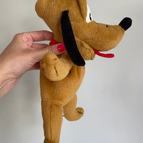 Disney Pluto vintage plush beanbag toy 1997 used