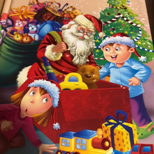 Christmas Children's Books, pack of 5, Greek
