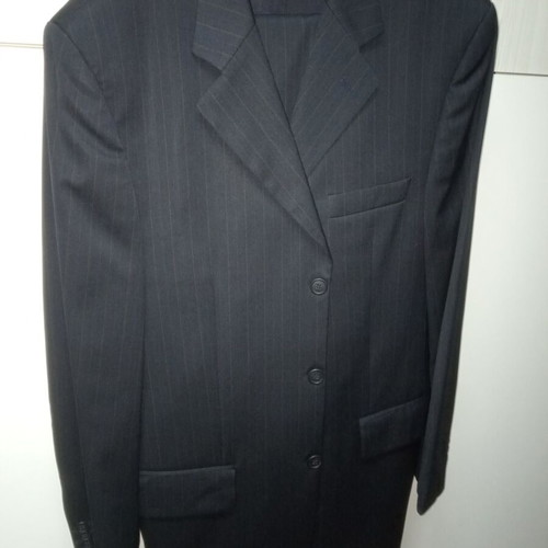 Glou suit used, size 48, dark blue with stripes