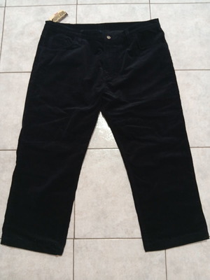 Dark blue corduroy pants size 56, new