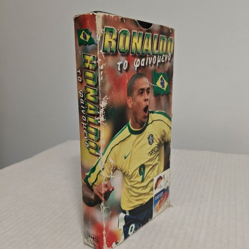 Ronaldo To Fainomeno VHS tape used, with Greek subtitles