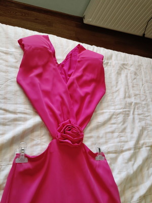 Dress for wedding or baptism like new, fuchsia color by Spell