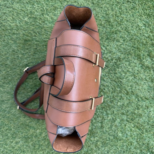 Veta leather backpack new, brown with internal and external pockets