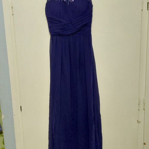 Maxi evening dress Raxevsky like new, navy blue with sequins
