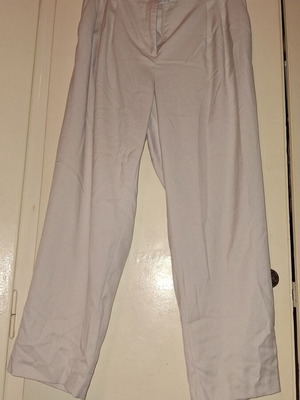 Fabric pants H&M new, white and beige, size XXL