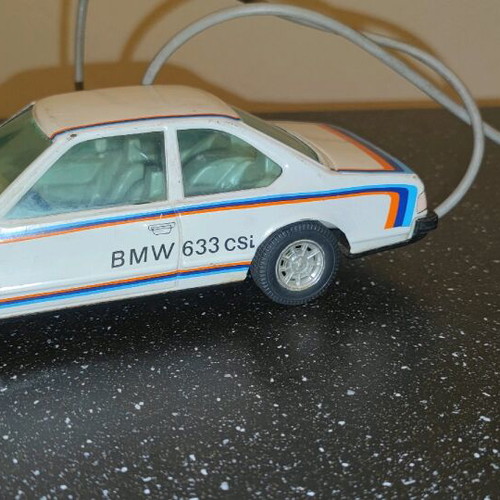 Metal Joustra tin toy car used