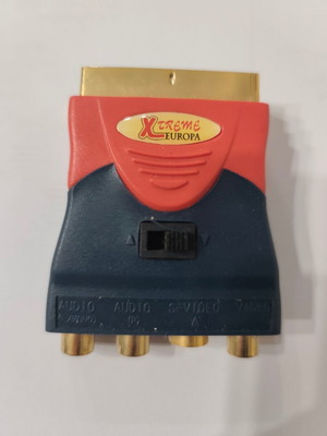 Scart adapter to RCA and S-Video used
