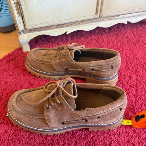Viral Stradivarius Loafers size 36, genuine leather, like new
