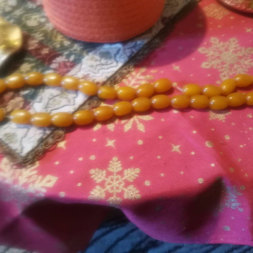 Collectible Worry Beads Old Amber Kahraman used 93g