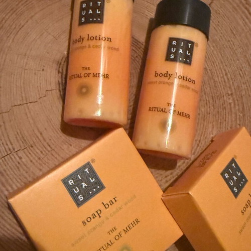 Body Lotion and Soaps Rituals new bath products