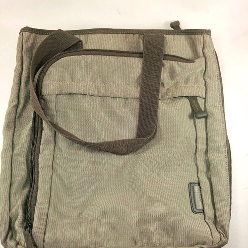 Artisti Italliani document bag used, beige with multiple compartments