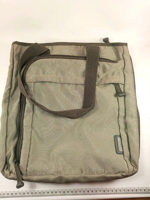 Artisti Italliani document bag used, beige with multiple compartments