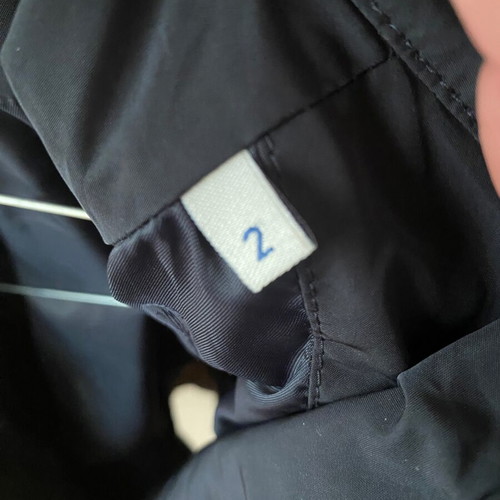 Moncler Grace women's biker jacket navy and black like new, size 2