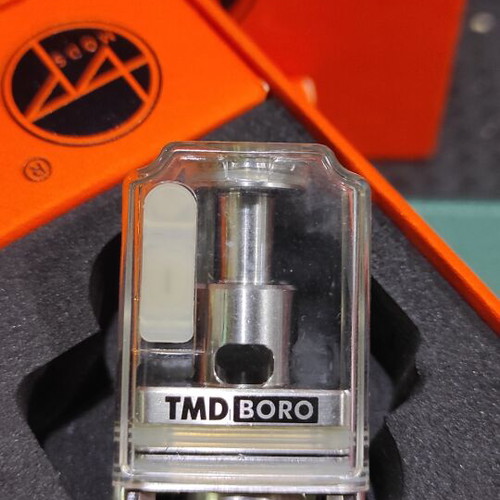 TMD Boro Tank 5ml like new with 5 MTL 0.8 ohm mesh coils